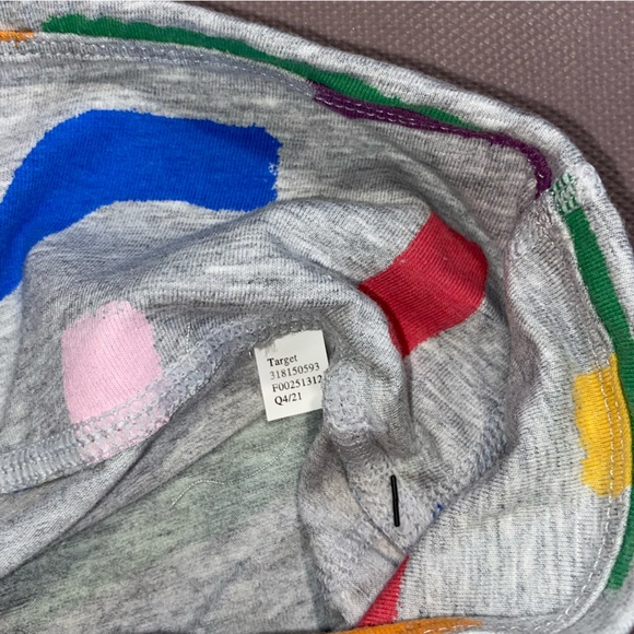 Target Take Pride Bike Bicycle Shorts Sweats Lounge Biker Pants Gray Rainbow Sm - Picture 2 of 5